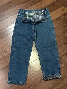 Carhartt Vintage B21DST Flannel Lined Relaxed Fit Jeans 40x32